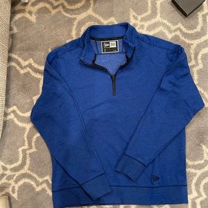 New Era 1/4 zip royal blue men’s LG long sleeve like new